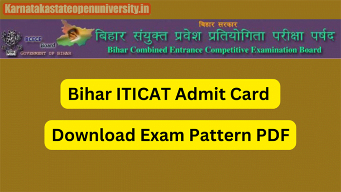 Bihar-ITICAT-Admit-Card