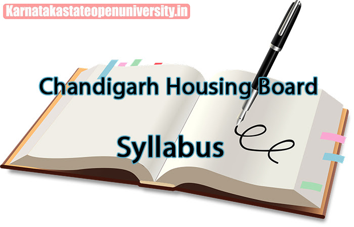 Chandigarh Housing Board Syllabus 