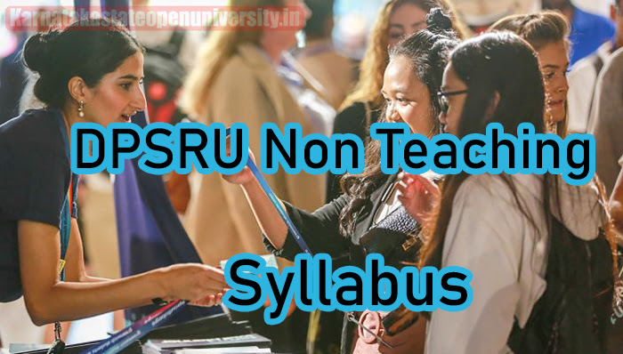 DPSRU Non Teaching Syllabus