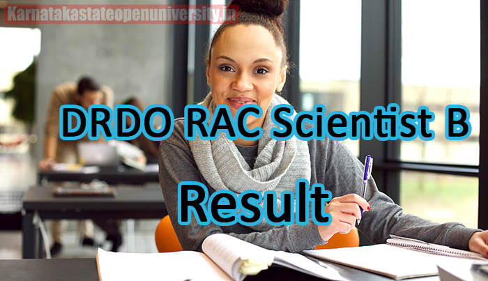 DRDO RAC Scientist B Result 2023
