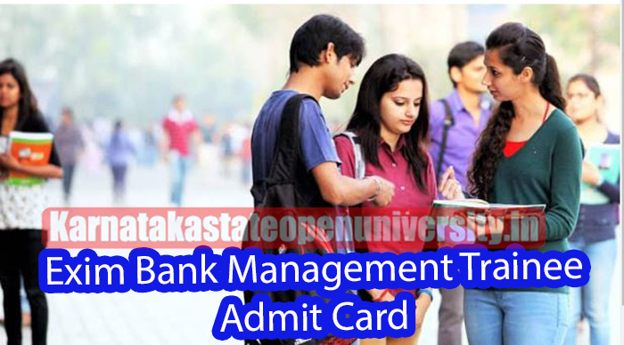 Exim Bank Management Trainee Admit Card