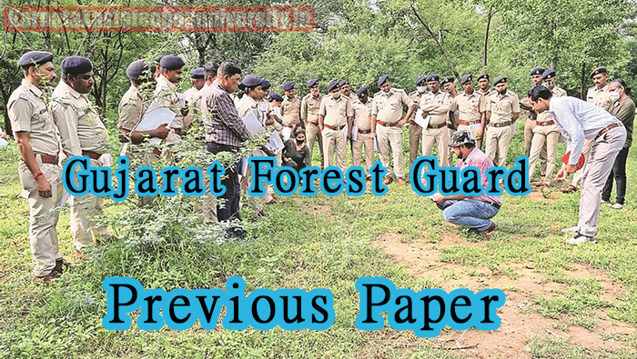 Gujarat Forest Guard Previous Paper 2023