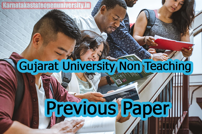 Gujarat University Non Teaching Previous Paper