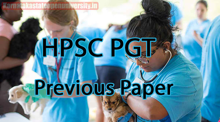 HPSC PGT Previous Paper