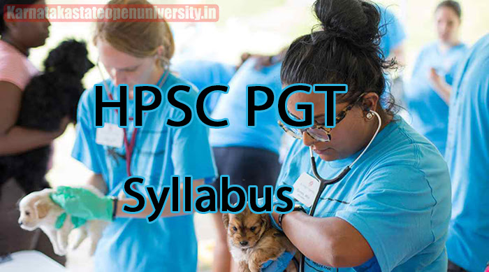 HPSC PGT Syllabus 