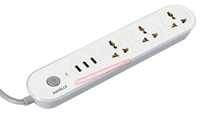Havells 240V 6A Four-Way Extesnion Board