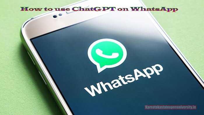How to use ChatGPT on WhatsApp