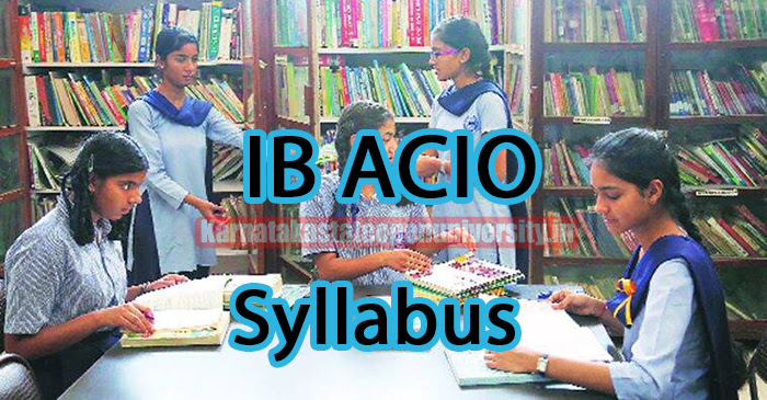 IB ACIO Syllabus