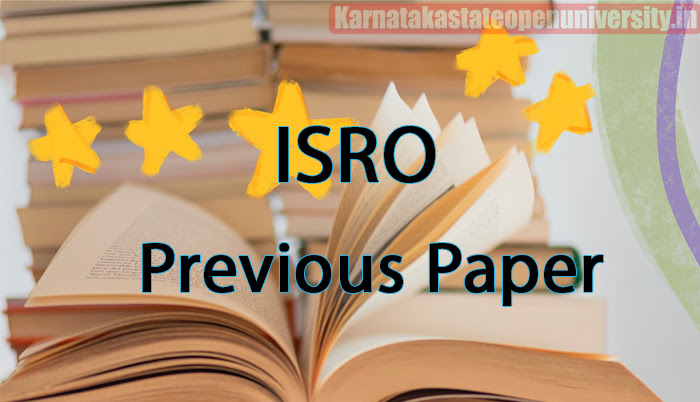 ISRO Previous Paper 