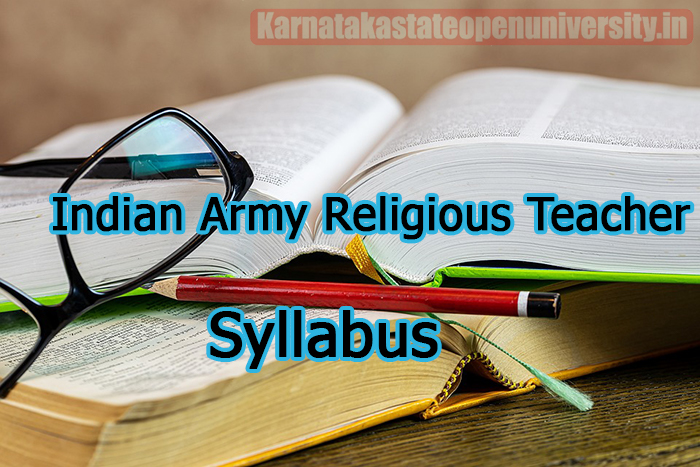 Indian Army Religious Teacher Syllabus