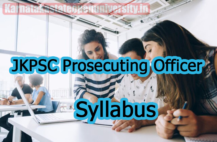 JKPSC Prosecuting Officer Syllabus 