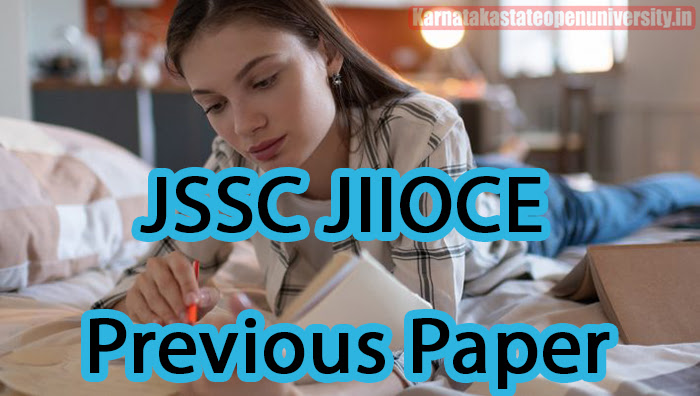 JSSC JIIOCE Previous Paper 