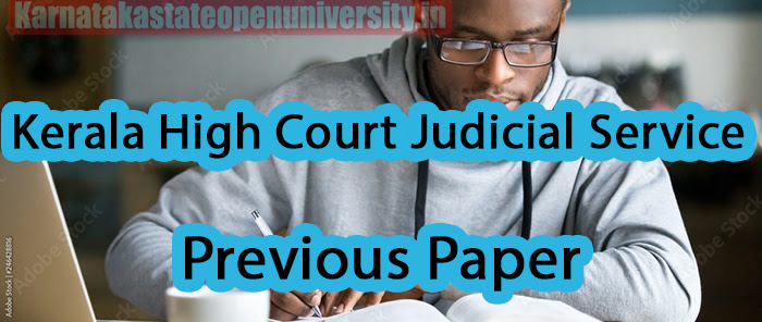 Kerala High Court Judicial Service