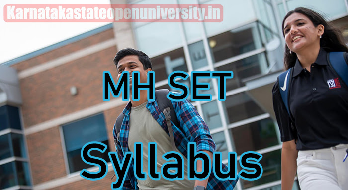 MH SET Syllabus 