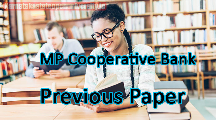 MP Cooperative Bank Previous Paper