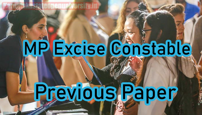 MP Excise Constable Previous Paper 