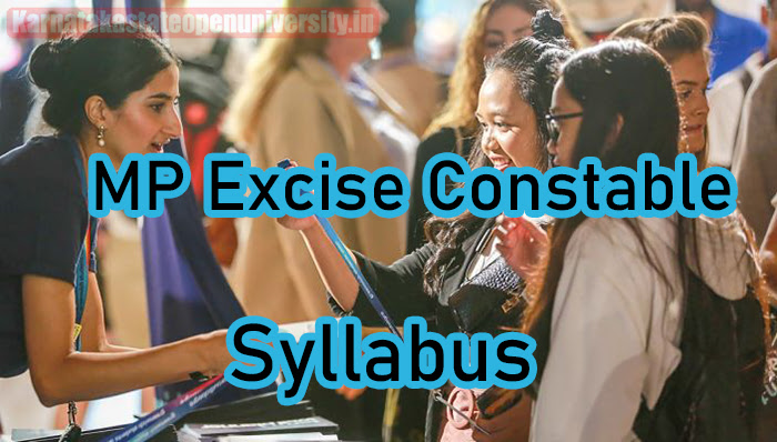 MP Excise Constable Syllabus