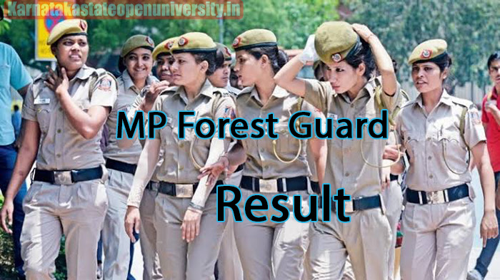 MP Forest Guard Result 