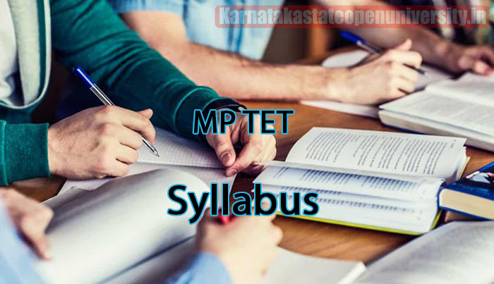 MP TET Syllabus 