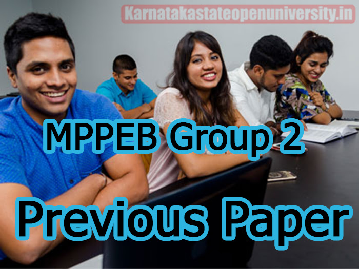 MPPEB Group 2 Previous Paper
