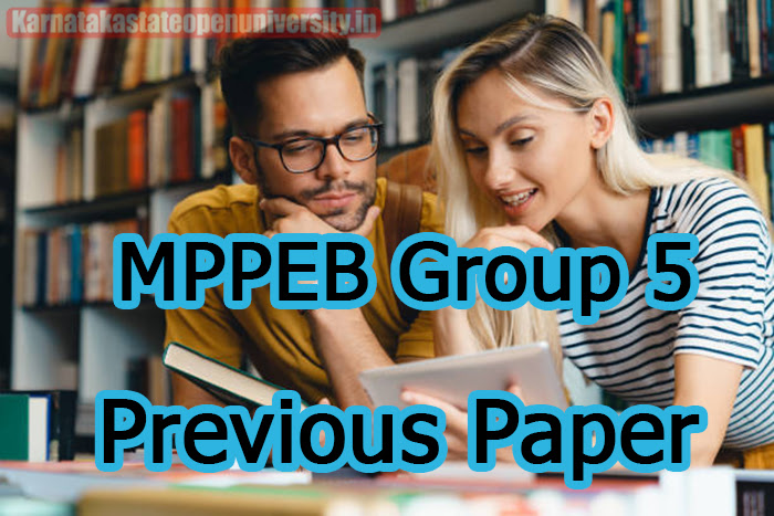 MPPEB Group 5 Previous Paper
