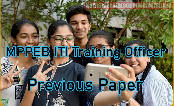MPPEB ITI Training Officer Previous Paper 