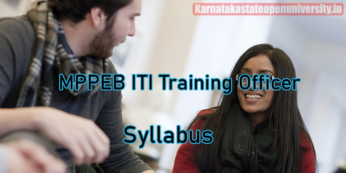 MPPEB ITI Training Officer Syllabus