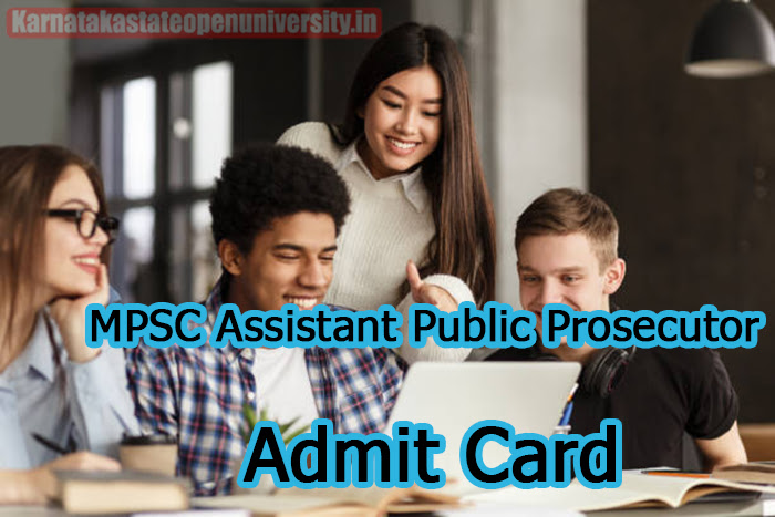 MPSC Assistant Public Prosecutor Admit Card