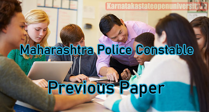 Maharashtra Police Constable Previous Paper