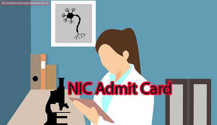 NIC Admit Card