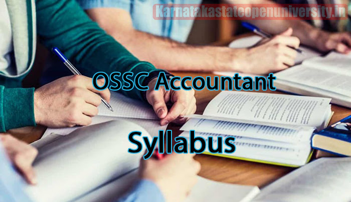 OSSC Accountant Syllabus 2023 
