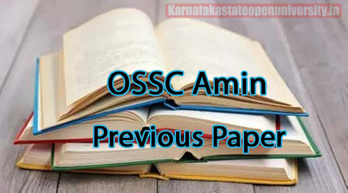 OSSC Amin Previous Paper