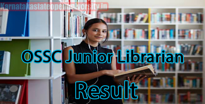 OSSC Junior Librarian Result