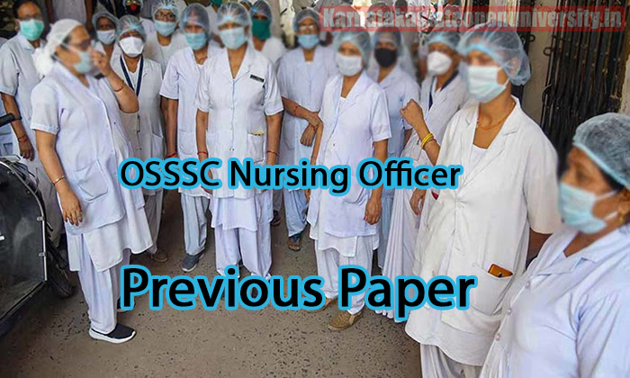 OSSSC Nursing Officer Previous Paper 