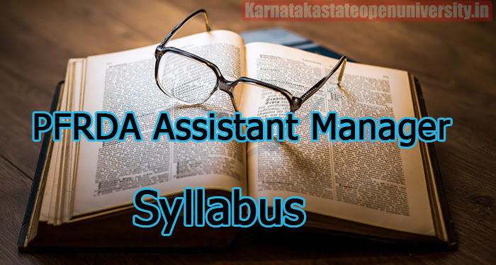 PFRDA Assistant Manager Syllabus