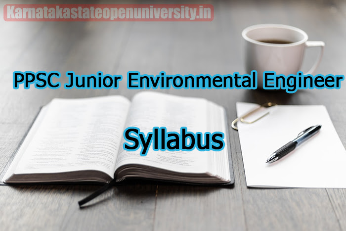 PPSC Junior Environmental Engineer Syllabus