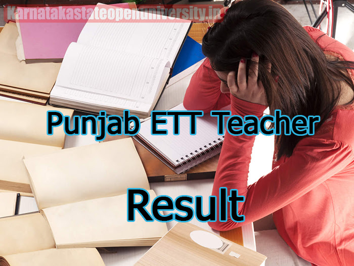 Punjab ETT Teacher Result 