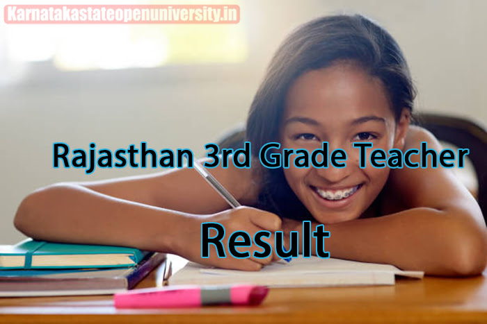 Rajasthan 3rd Grade Teacher Result