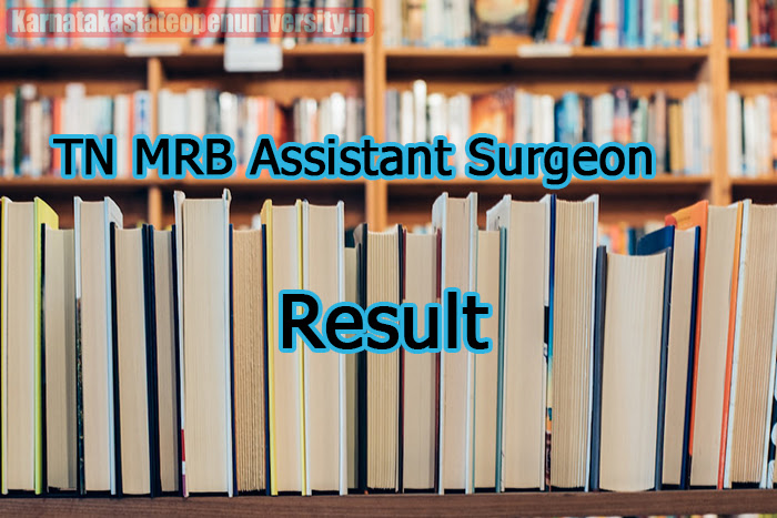 TN MRB Assistant Surgeon Result 