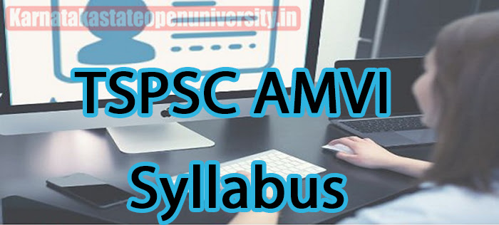TSPSC AMVI Syllabus