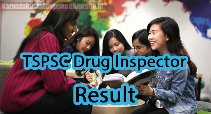 TSPSC Drug Inspector Result