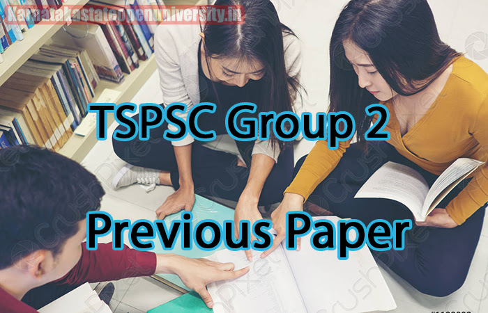 TSPSC Group 2 Previous Paper