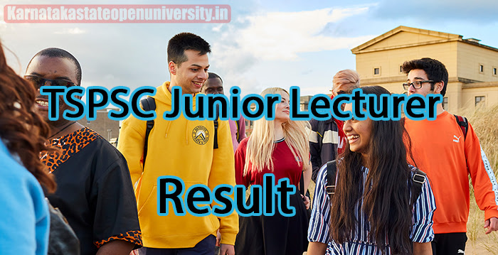 TSPSC Junior Lecturer Result