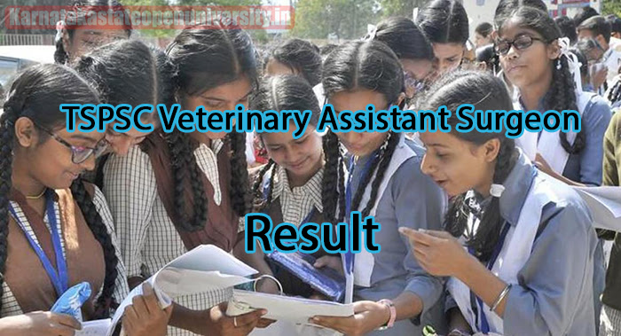 TSPSC Veterinary Assistant Surgeon Result
