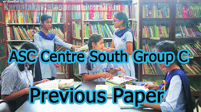 ASC Centre South Group C Previous Paper