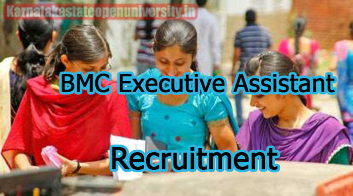 BMC Executive Assistant Recruitment