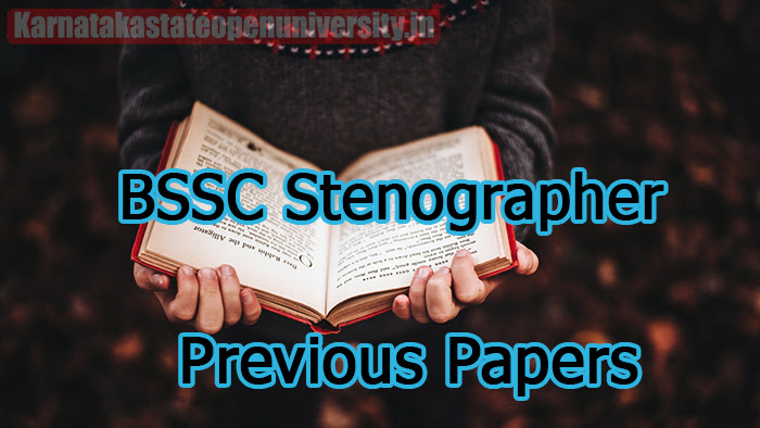 BSSC Stenographer