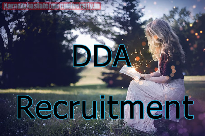 DDA Recruitment 