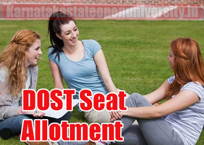 DOST Seat Allotment 2023  