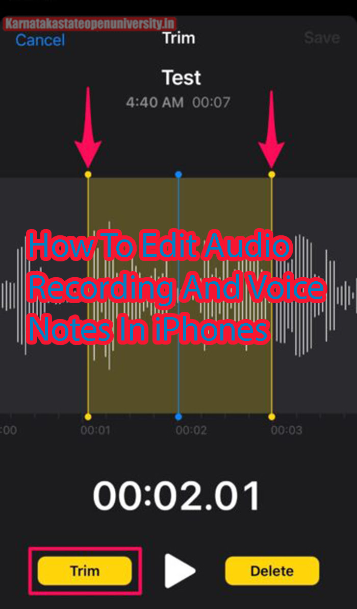 How To Edit Audio Recording And Voice Notes